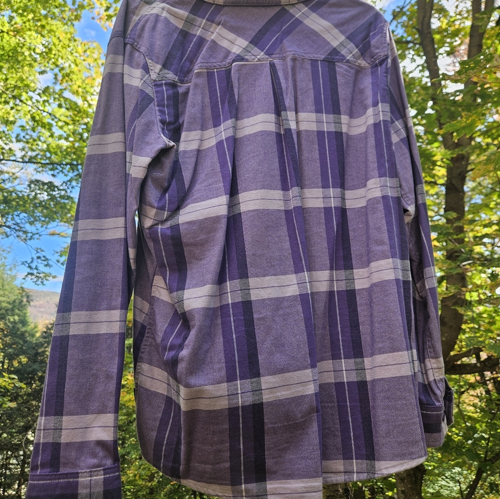 Burton Plaid Button Up Flannel - image 4